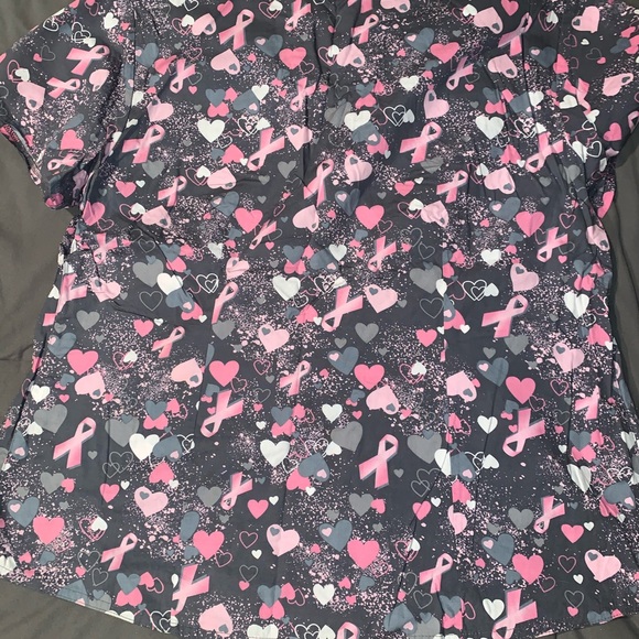 Barco Breast cancer awareness scrub top - Picture 3 of 4